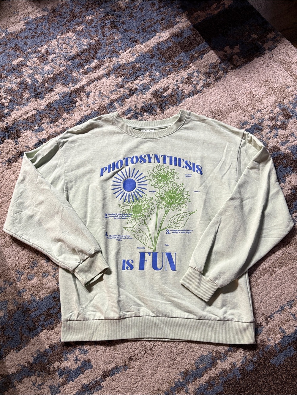 Womenโs Graphic Crewneck